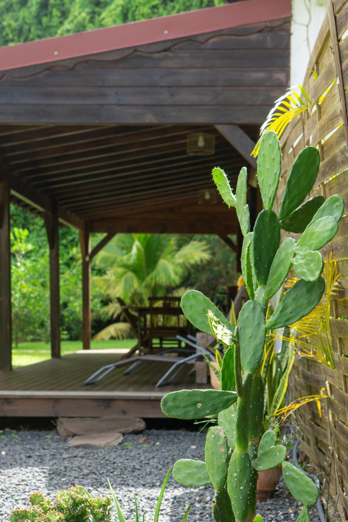 Villa Au Calme Avec Jacuzzi, Villa Le Boursoie Les Abymes Kültér fotó